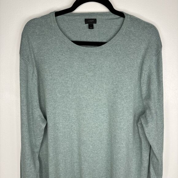 J.Crew Men’s Sweater Cotton Cashmere Blend Size Large - Picture 2 of 5